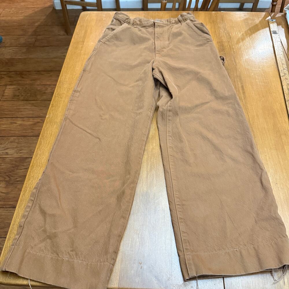 Shaina Mote Cargo Utility Chore Pant Canvas 4 high waisted USA rugged workwear